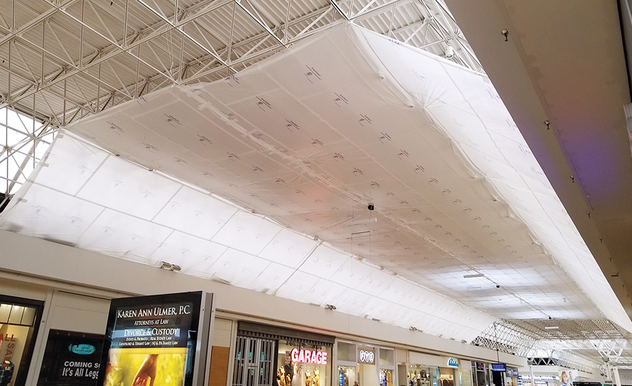 TuffWrap SmartSeam® Kept Large Mall Open During Re-Roofing
